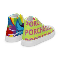 Midaro Porchgirlz high top canvas shoes