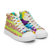 Midaro Porchgirlz high top canvas shoes